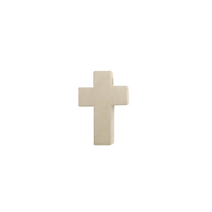 colgante cruz madera cuentas dije beige