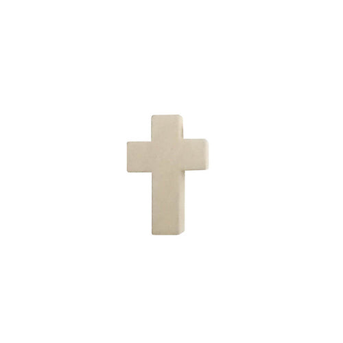 colgante cruz madera cuentas dije beige