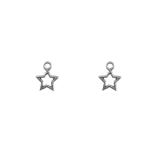 Dije Chico Estrella Hueca 12x9mm