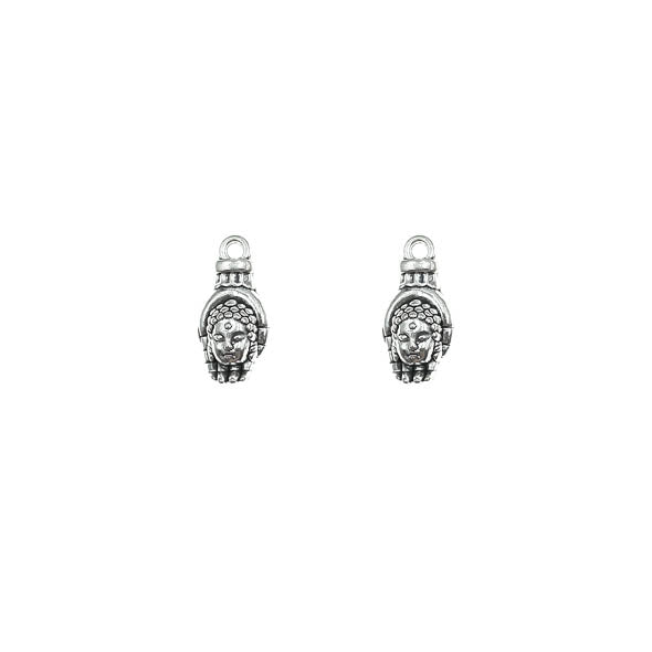 Dije Cabeza de Mano Buda Buddha 18x8mm - Bisuteria