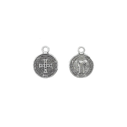 Dije Charm San Benito Chico Delgado 15x11mm - Bisuteria