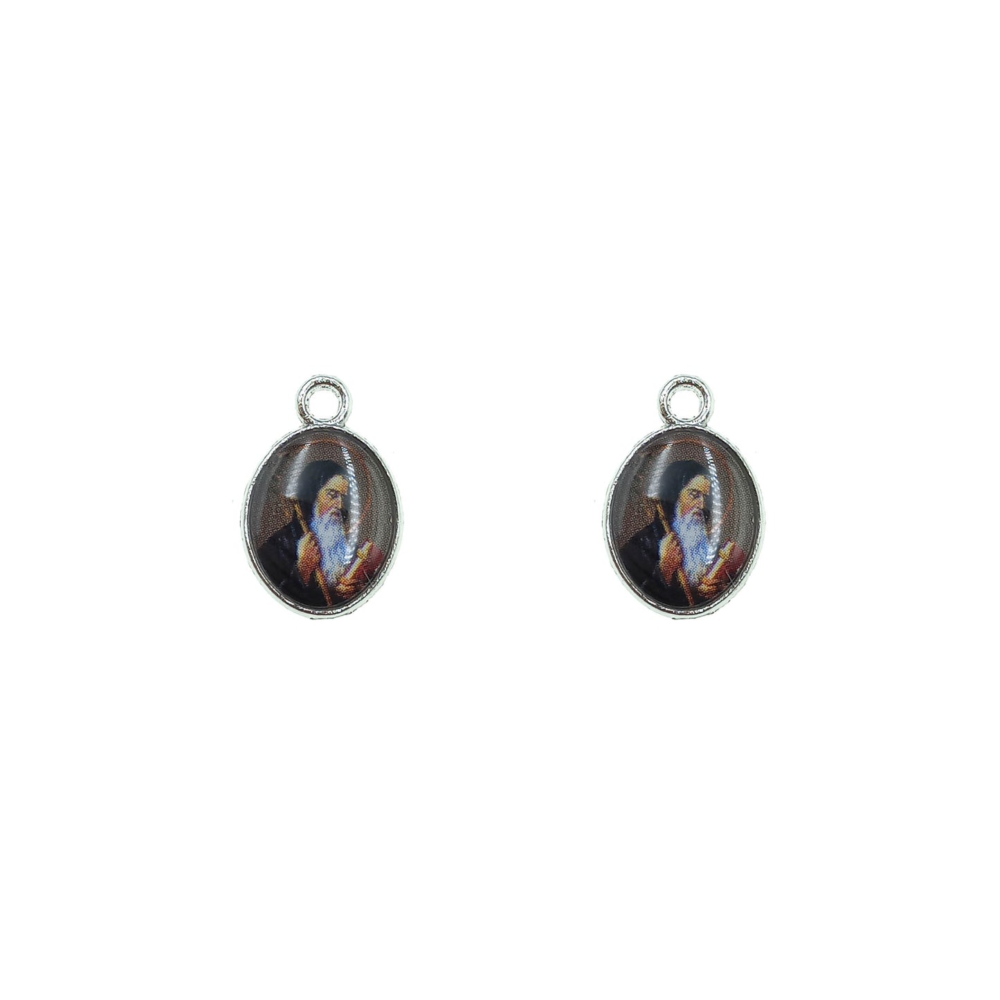 Dije Pequeño San Benito 14x10mm