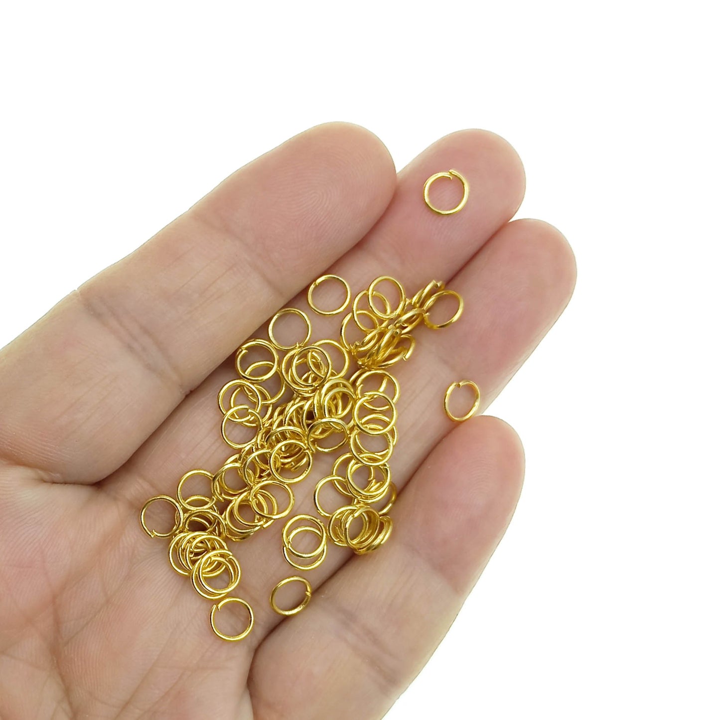 Argolla de Unión 6mm Color Dorado A