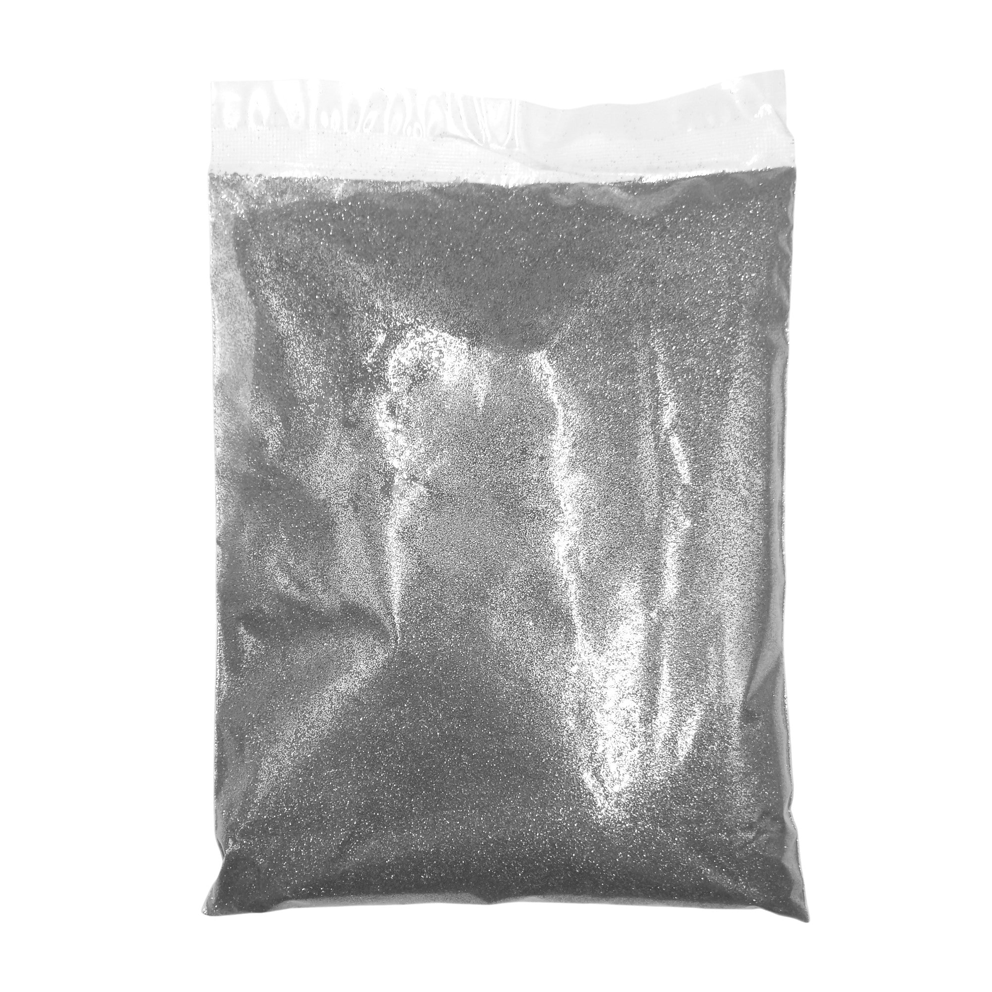 Escarcha Purpurina Glitter Plateado - Medio Kilo.