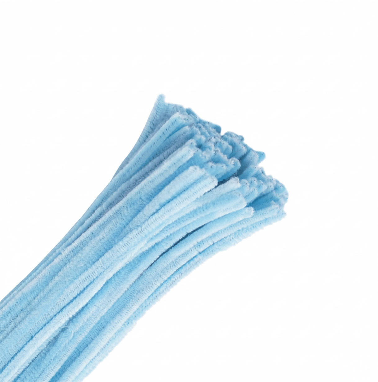 Limpia Pipa Color Celeste 100 uds