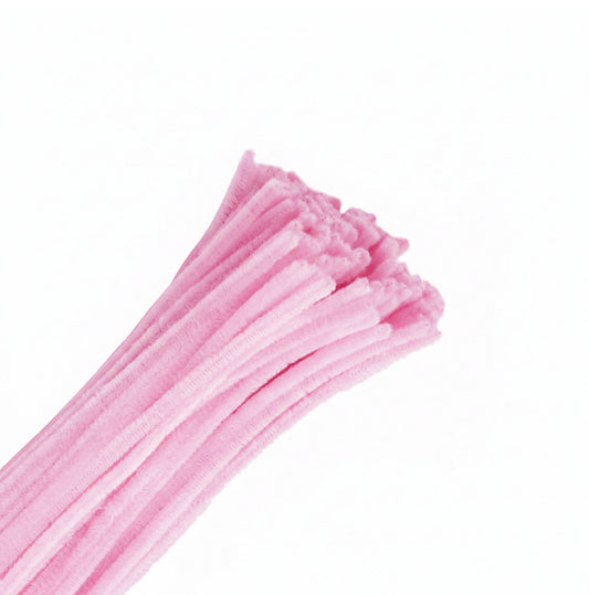 Limpia Pipa Color Rosado 100 uds