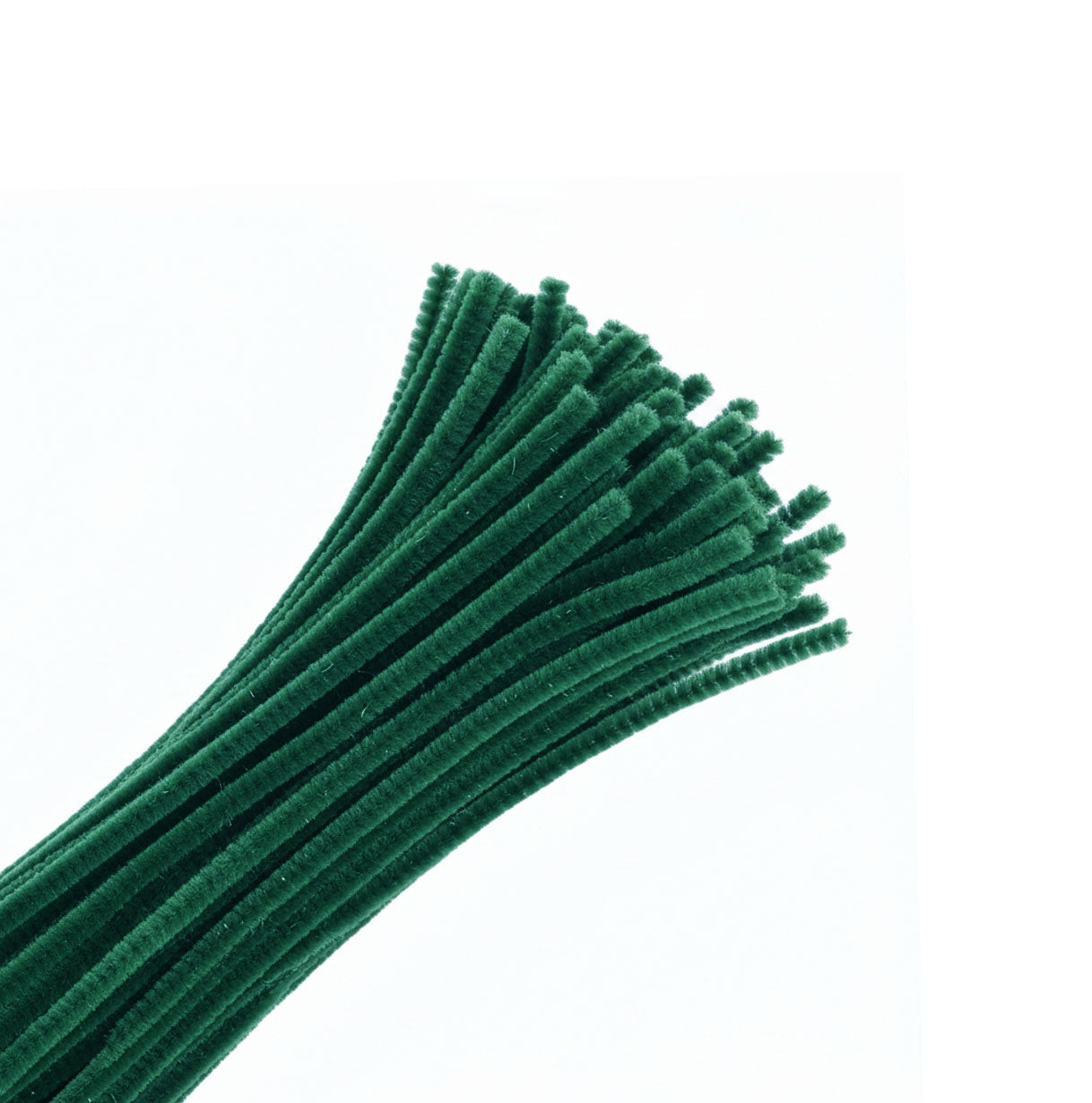 Limpia Pipa Color Verde Oscuro 100 uds