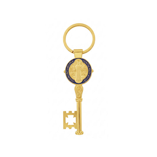 Llavero de Llave San Benito Dorado 02