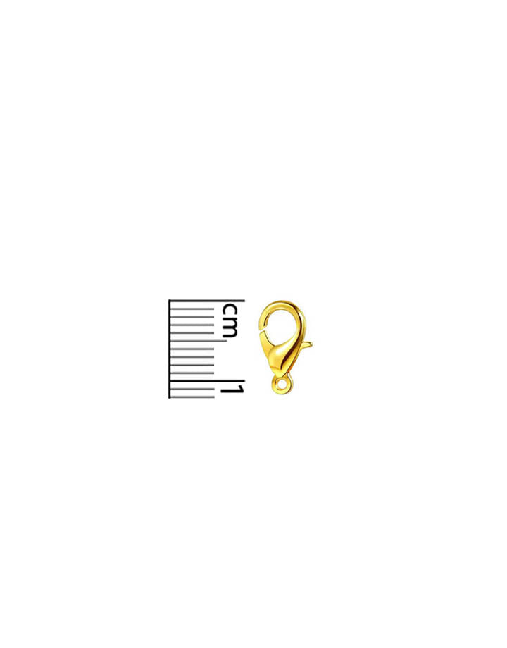 Mosqueton Broche Pequeño 1,2cm Color Dorado - Bisuteria