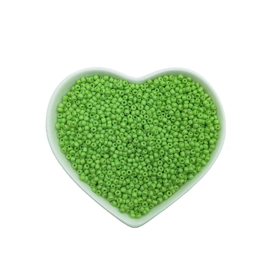 mostacillas verde bisuteria