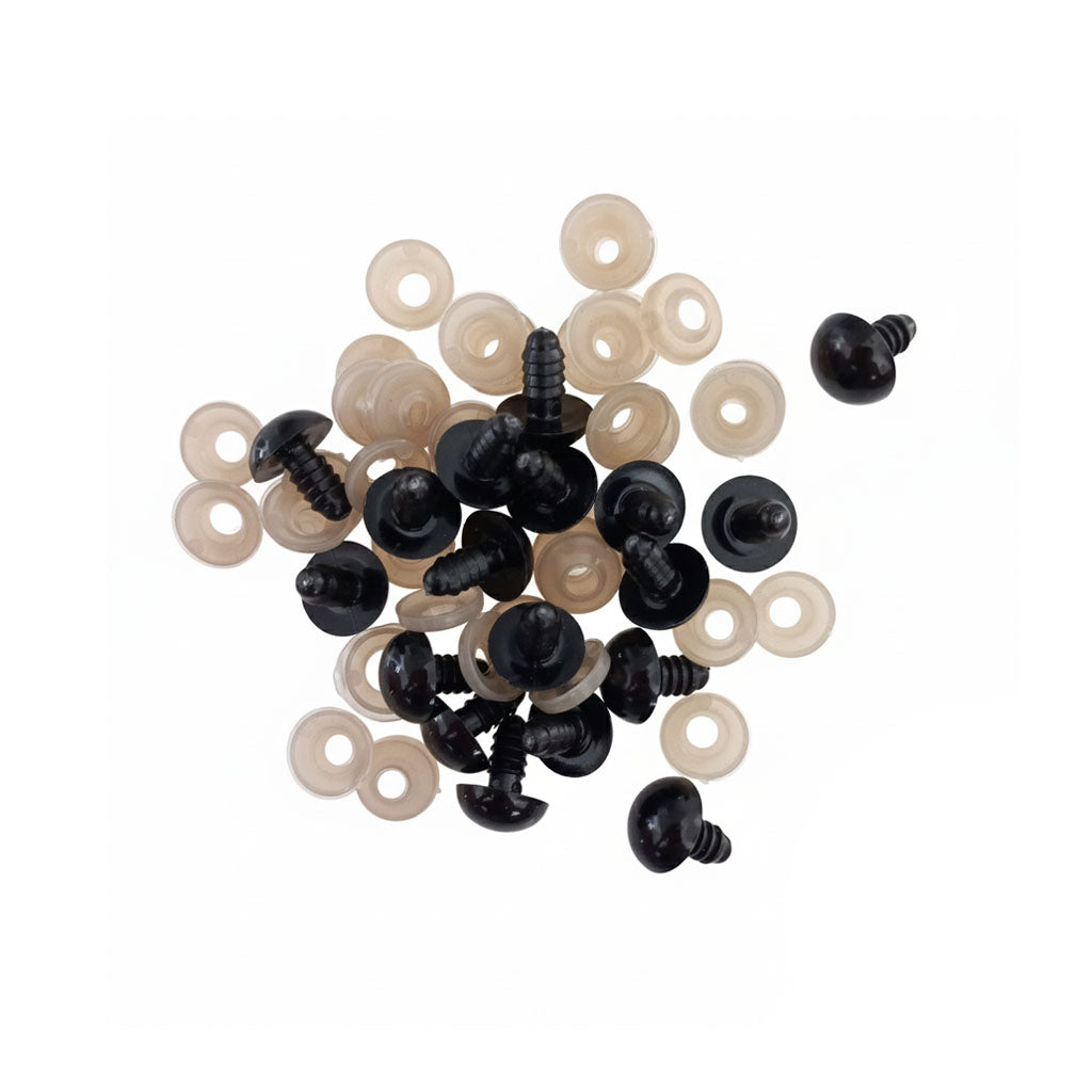 Ojos Negro 1,4 cm