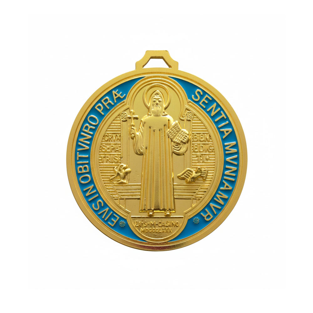 San Benito Medallón Grande 12 cms Colgante
